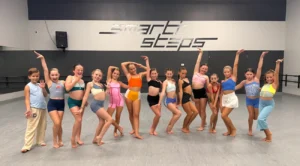 Dancers posing in Smartt Steps studio